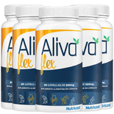 Aliva Flex 60 Caps Articulações E Ossos Suplemento uso Diário