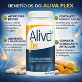 Aliva Flex 60 Caps Articulações E Ossos Suplemento uso Diário