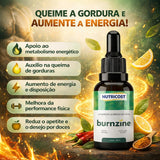 Burnzine 30 Ml Para Aumento De Energia E Queima Eficaz Sem Sabor