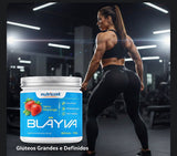 Blayva 150g Silicone Natural E Termogênico Sabores Morango