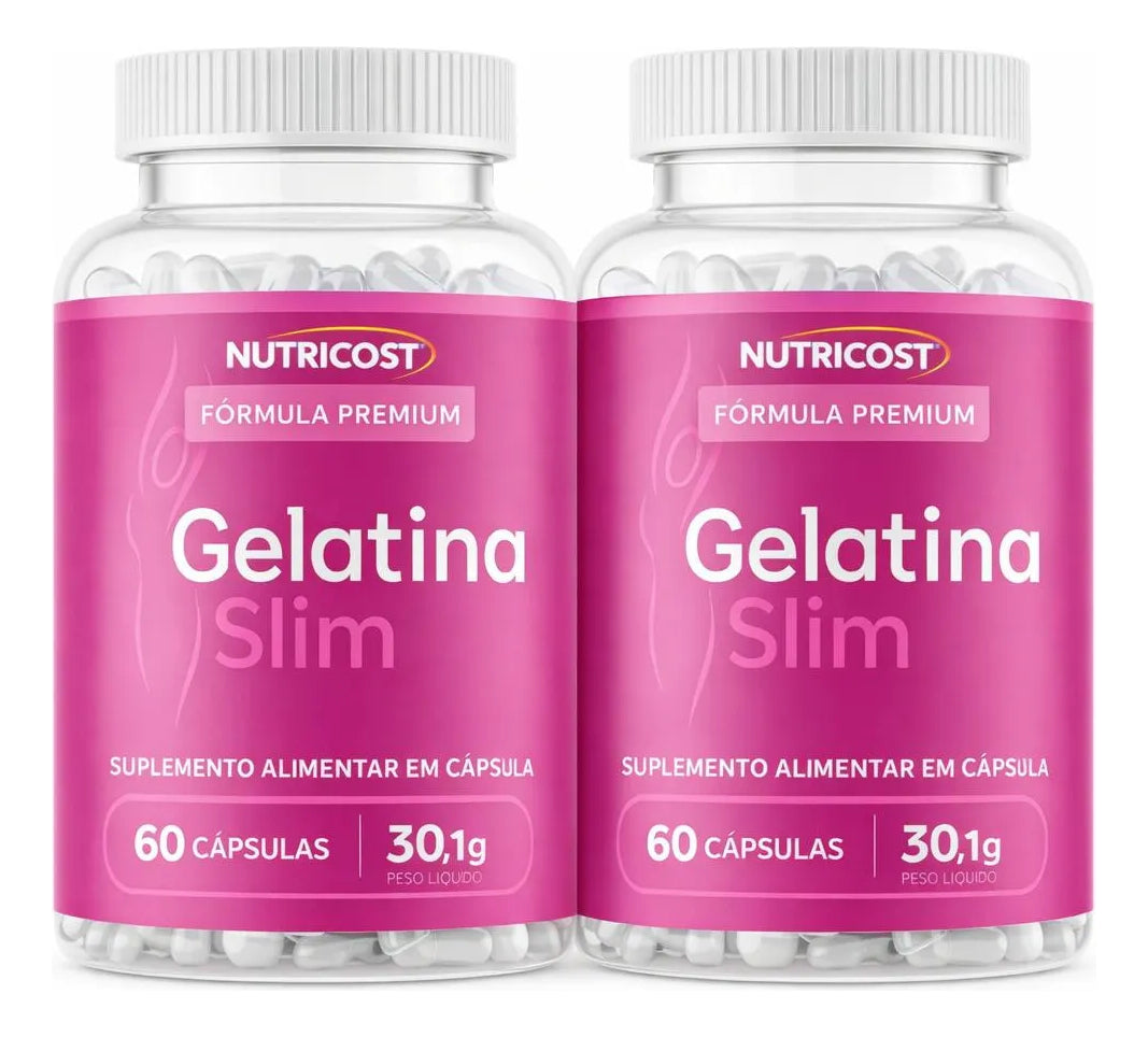 Gelatina Slim 60 Caps Fórmula Avançada