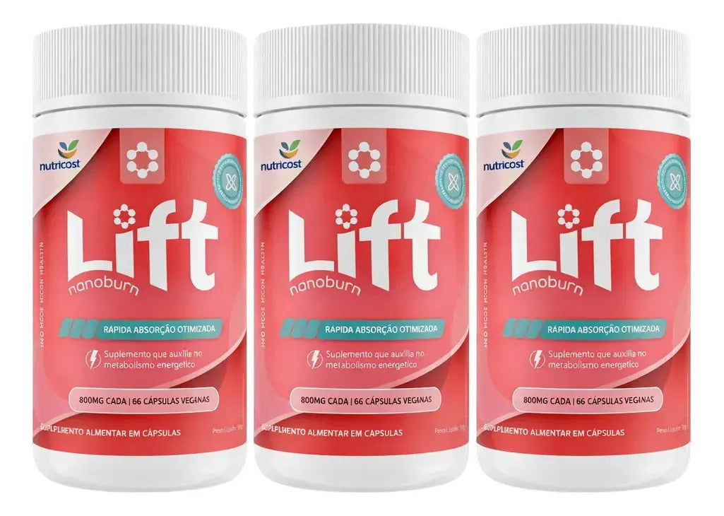 Lift Nanoburn 60 caps Suplemento Uso Diário