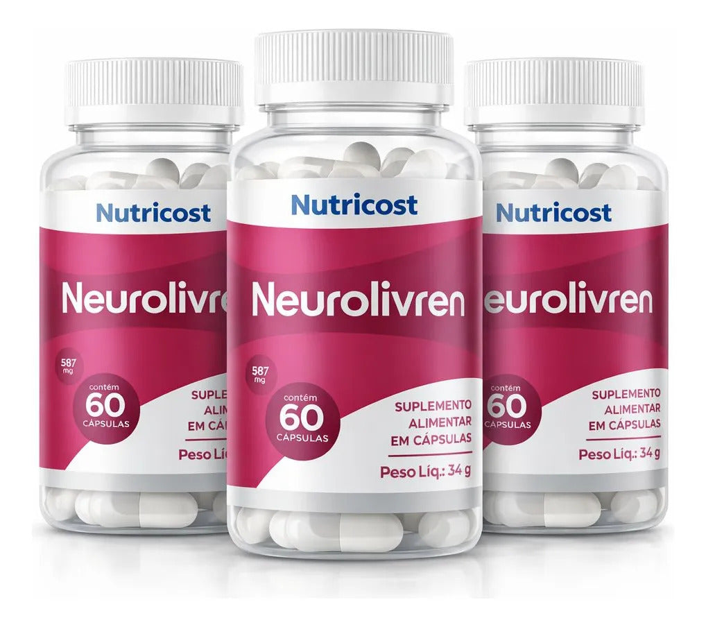 Neurolivren 60 Caps Suplemento De Uso Diário