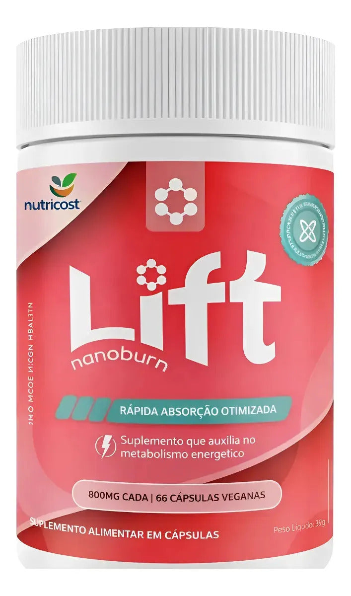 Lift Nanoburn 60 caps Suplemento Uso Diário