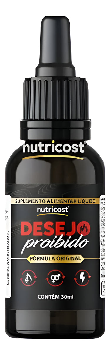 Desejo Proibido 30ml Suplemento Masculino Uso Diário