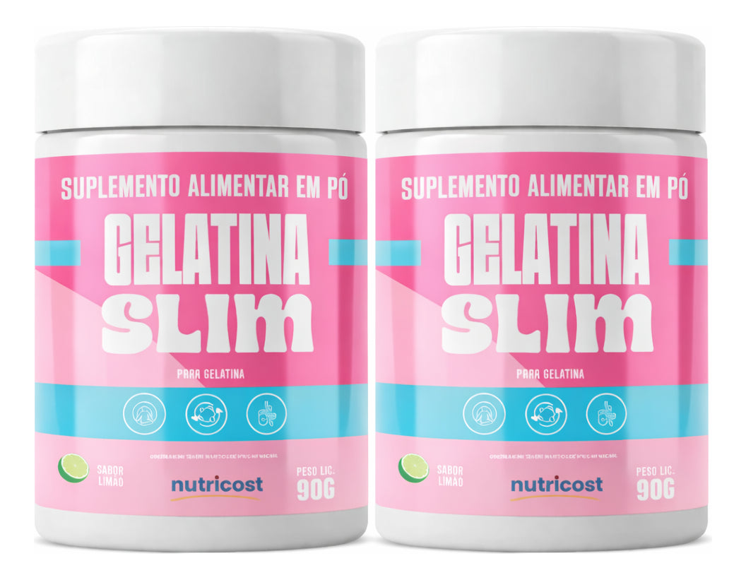 Gelatina Slim Sabor Laranja Em Pó 90g Suplemento Diário