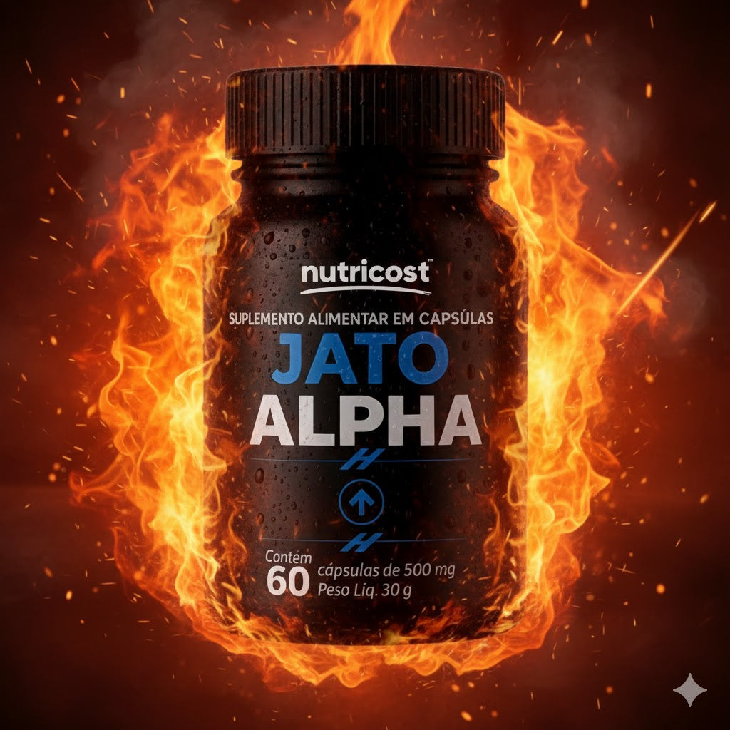 Jato Alpha 60 Cápsulas Suplemento Uso Diário Masculino