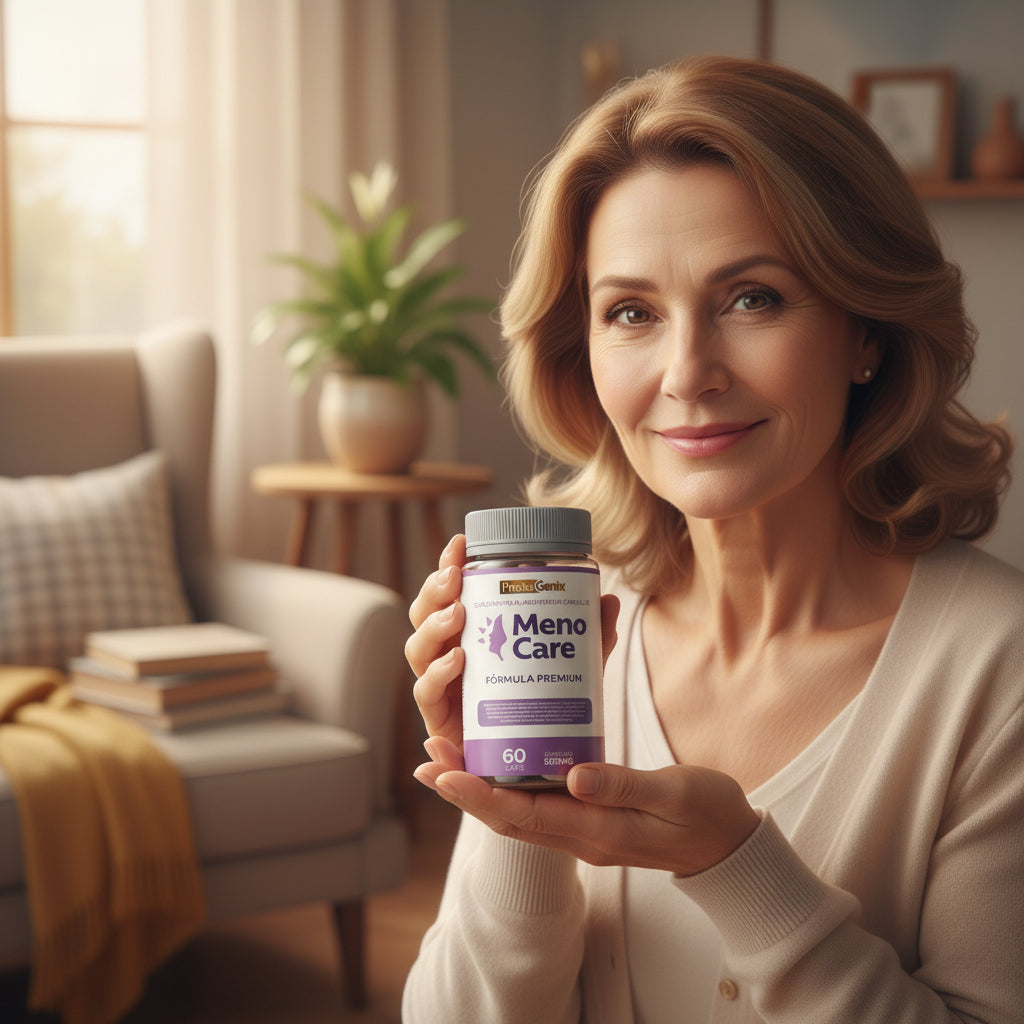 Meno Care Premium 60 Cáps - Saúde Da Mulher Na Menopausa