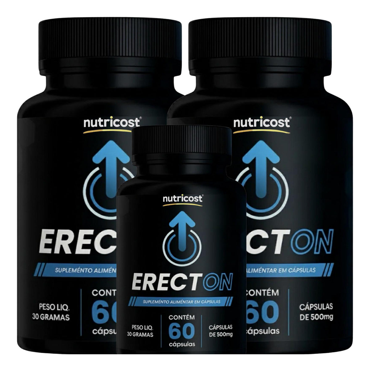 Erecton 60 Caps Energia E Vigor Suplementgo uso diário