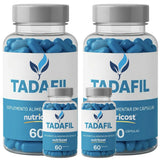 Tadafil 60 Cápsulas Suplemento Masculino Uso Diário Original Do Anúncio Sem Sabor
