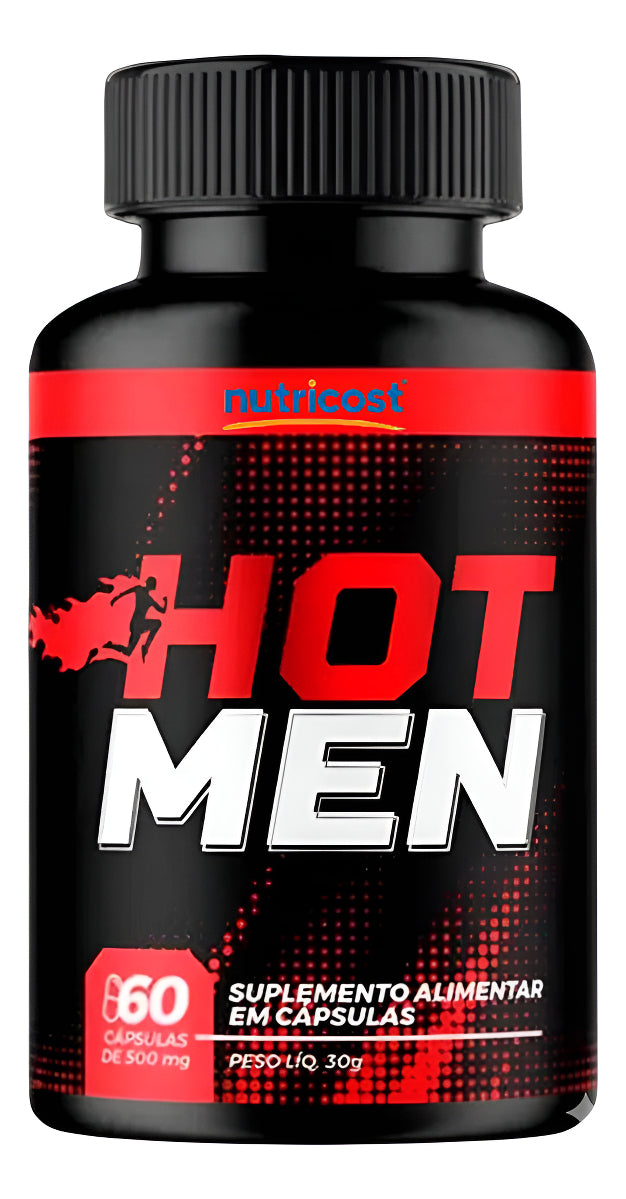 Hot Men 60 Caps Formula Avançada Para Homens uso Diário