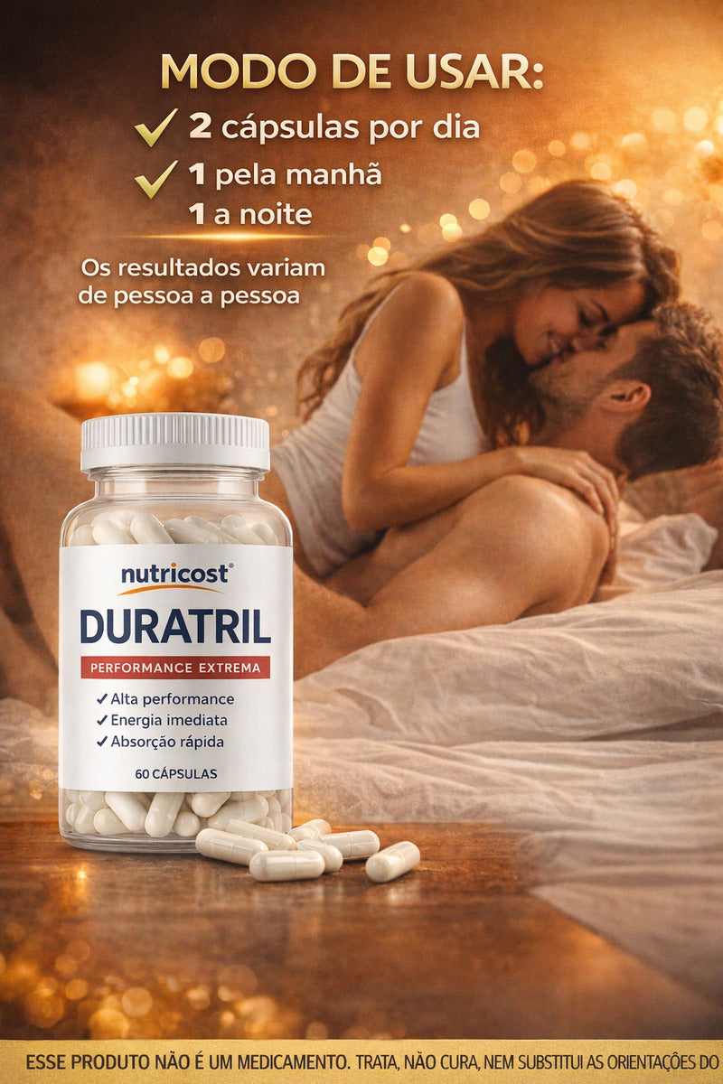 Duratril 60 Caps  Suplemento Para Homens