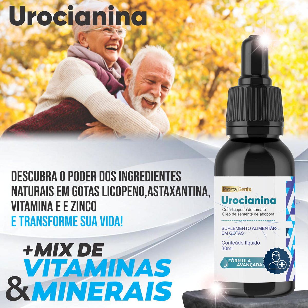 Urocianina Gotas Original 30ml - Vendedor Oficial