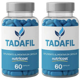 Tadafil 60 Cápsulas Suplemento Masculino Uso Diário Original Do Anúncio Sem Sabor