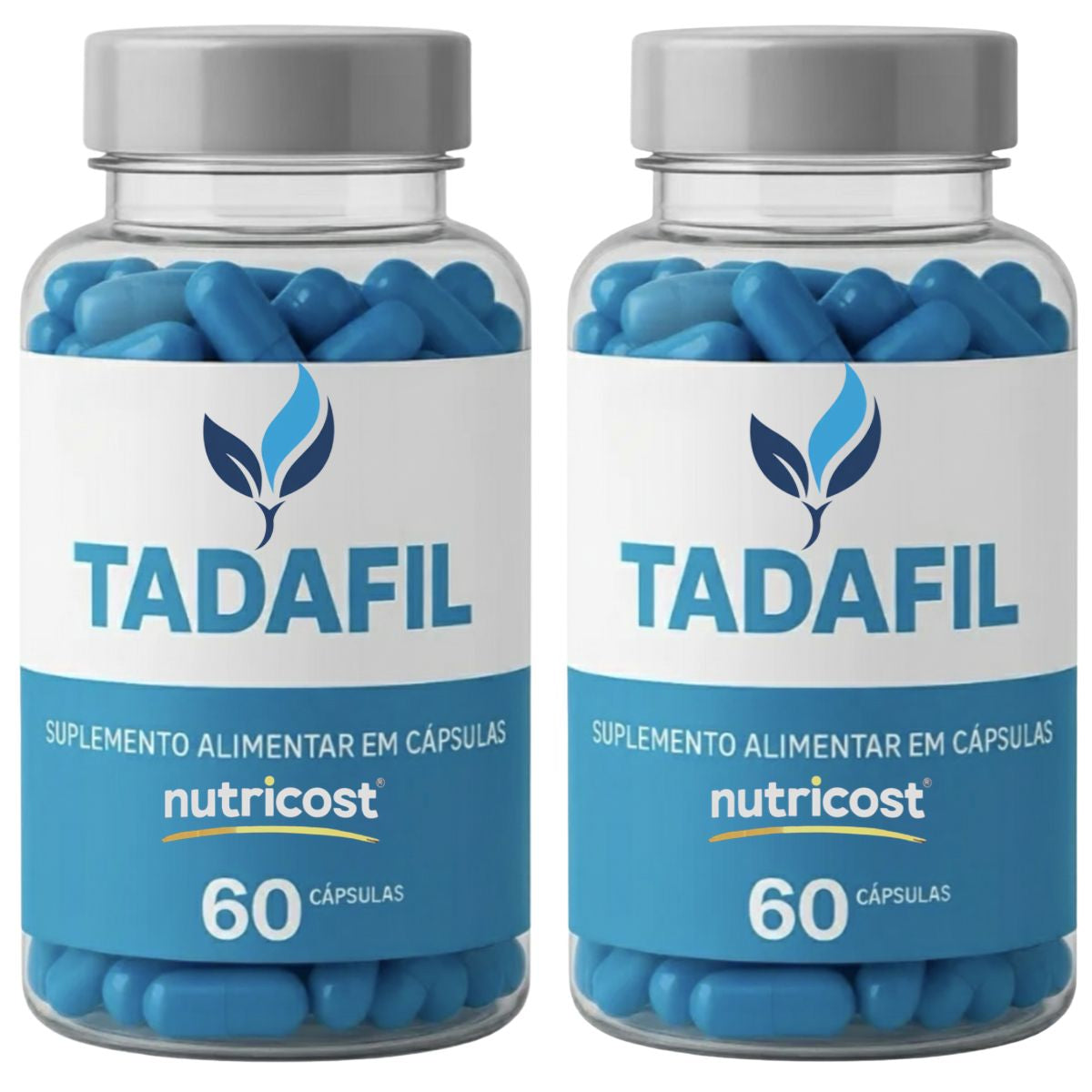 Tadafil 60 Cápsulas Suplemento Masculino Uso Diário Original Do Anúncio Sem Sabor