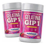 Gelatina Gip 1 Nutricost 150g Frutas Vermelhas