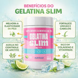 Gelatina Slim Sabor Laranja Em Pó 90g Suplemento Diário