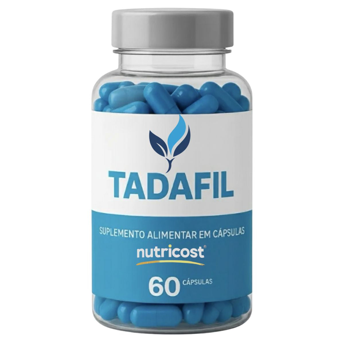 Tadafil 60 Cápsulas Suplemento Masculino Uso Diário Original Do Anúncio Sem Sabor