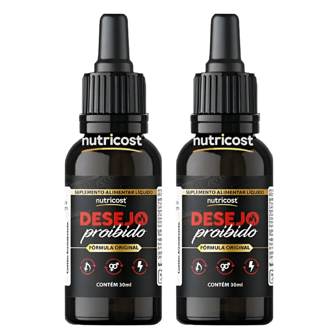 Desejo Proibido 30ml Suplemento Masculino Uso Diário
