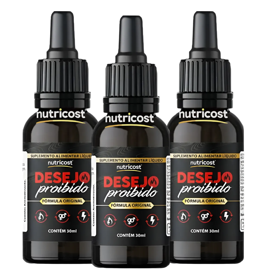 Desejo Proibido 30ml Suplemento Masculino Uso Diário