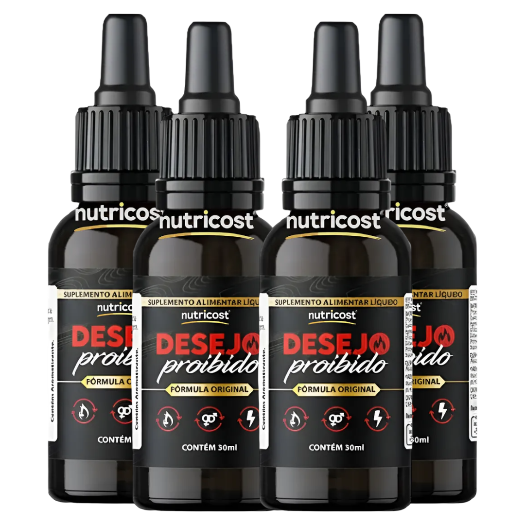 Desejo Proibido 30ml Suplemento Masculino Uso Diário