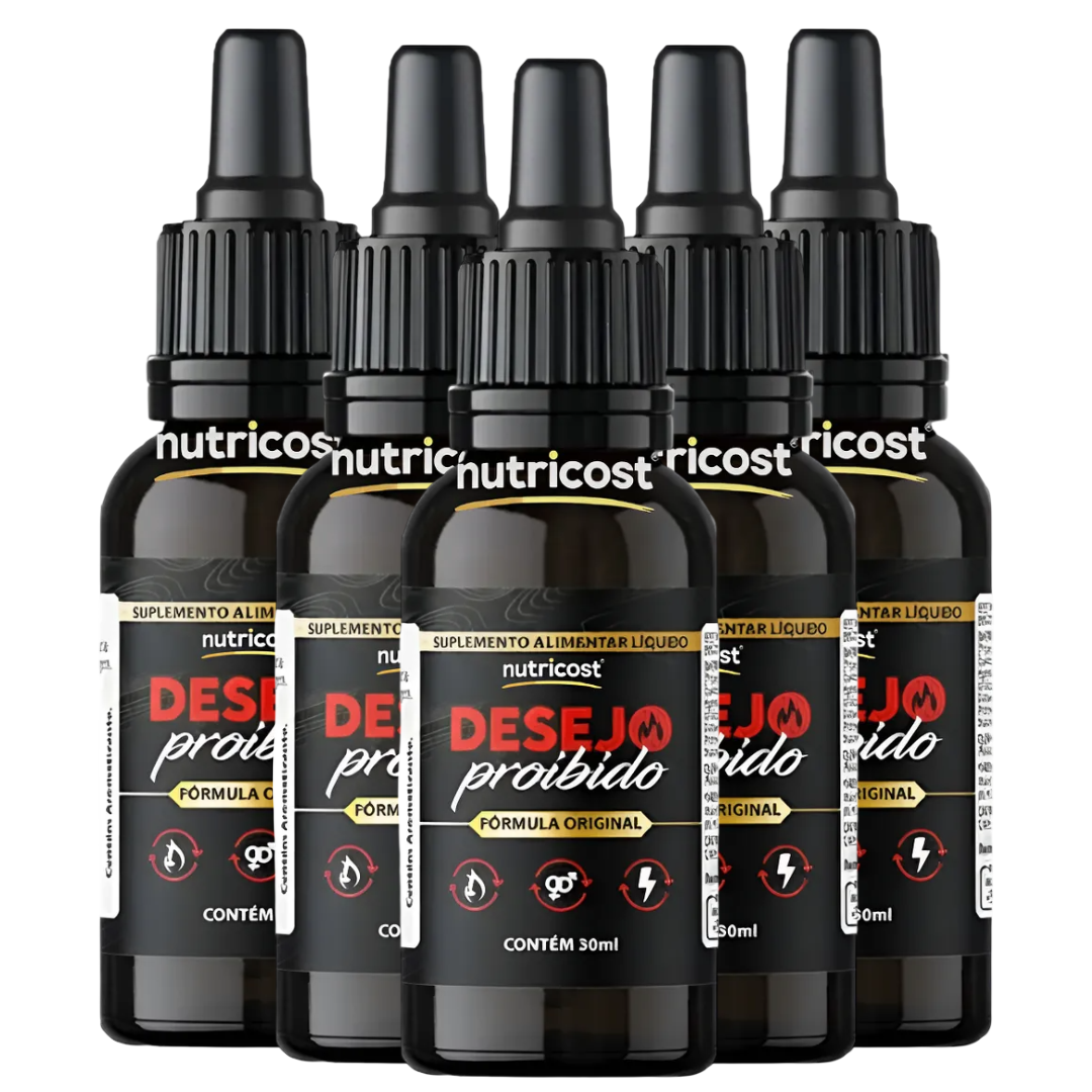 Desejo Proibido 30ml Suplemento Masculino Uso Diário