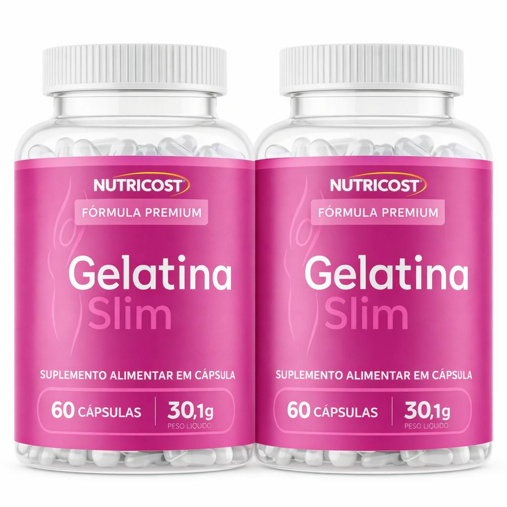 Gelatina Slim 60 Caps Fórmula Avançada