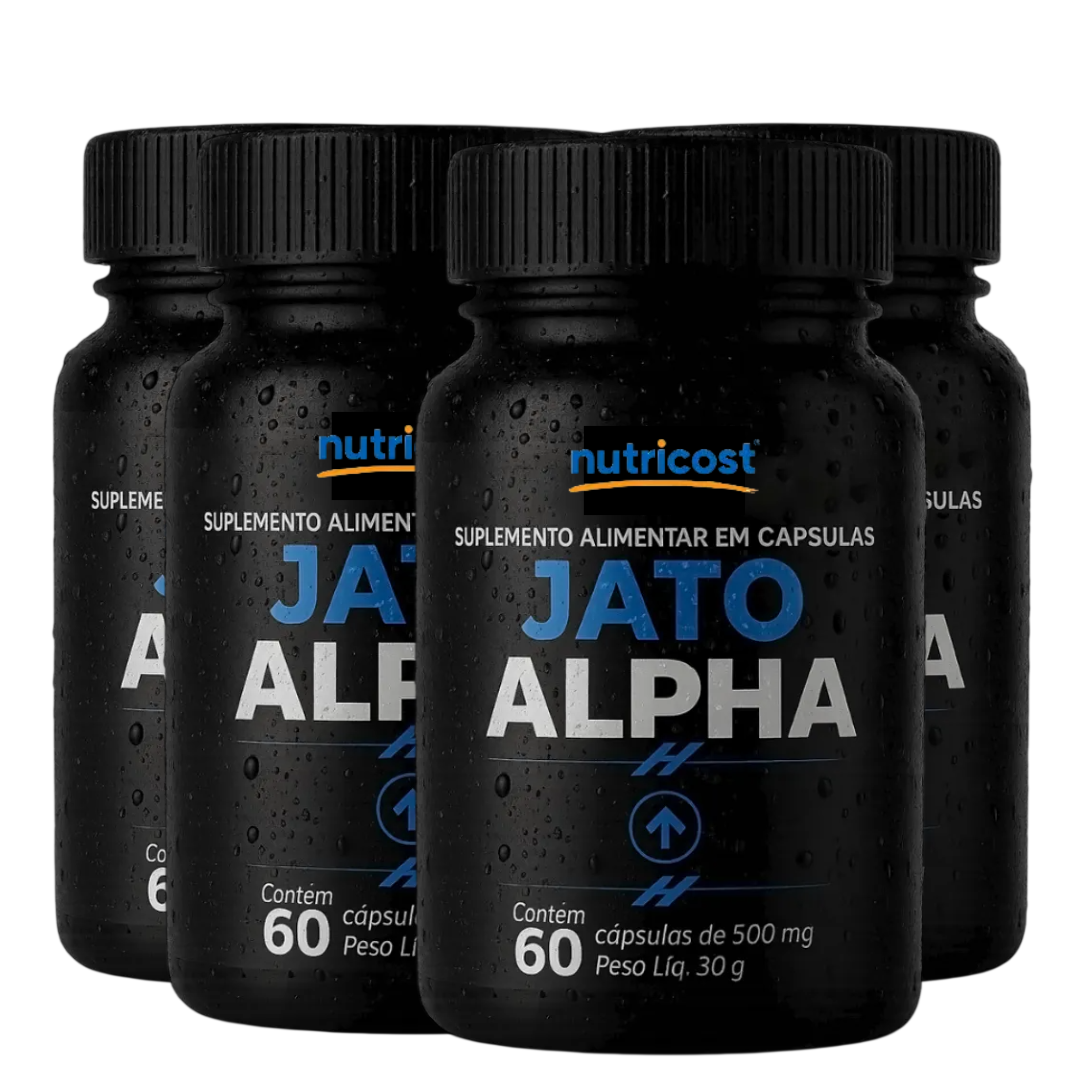 Jato Alpha 60 Cápsulas Suplemento Uso Diário Masculino