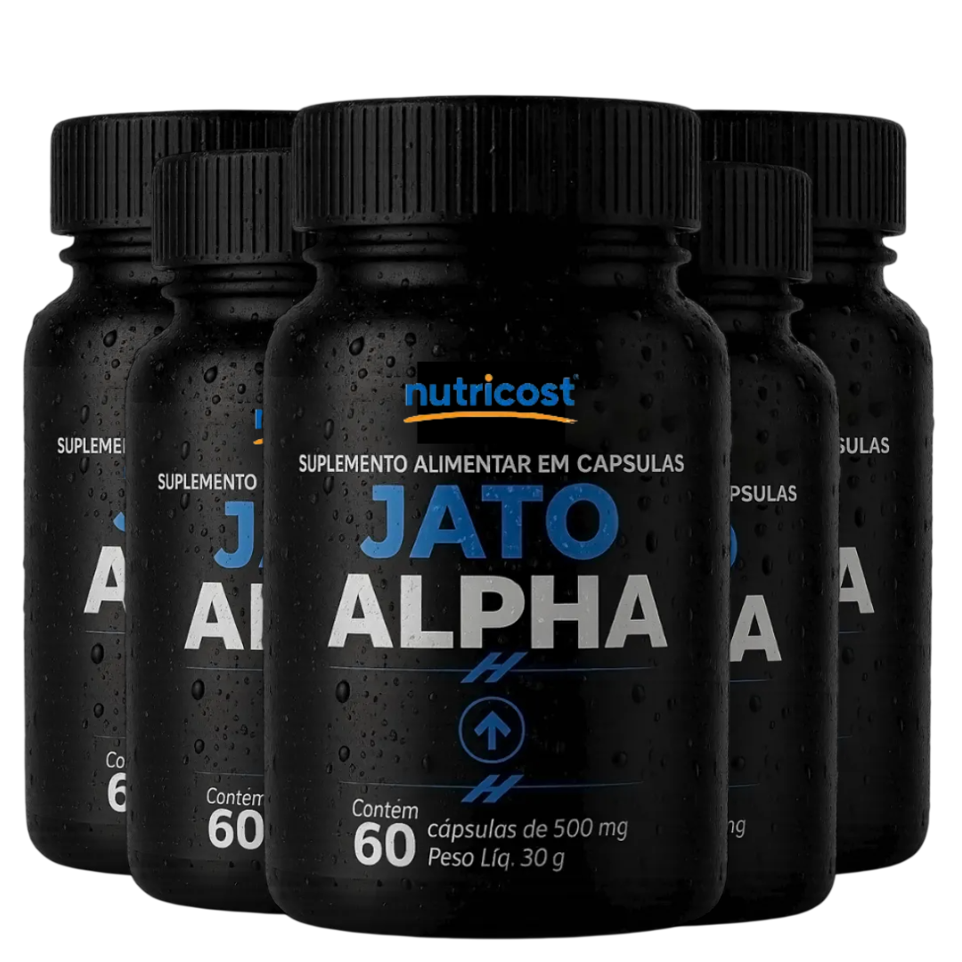 Jato Alpha 60 Cápsulas Suplemento Uso Diário Masculino