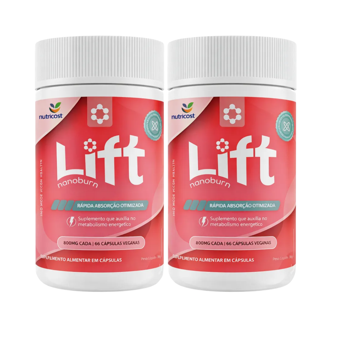 Lift Nanoburn 60 Cápsulas Suplemento Alimentar Desincha E Acelera Metabolismo