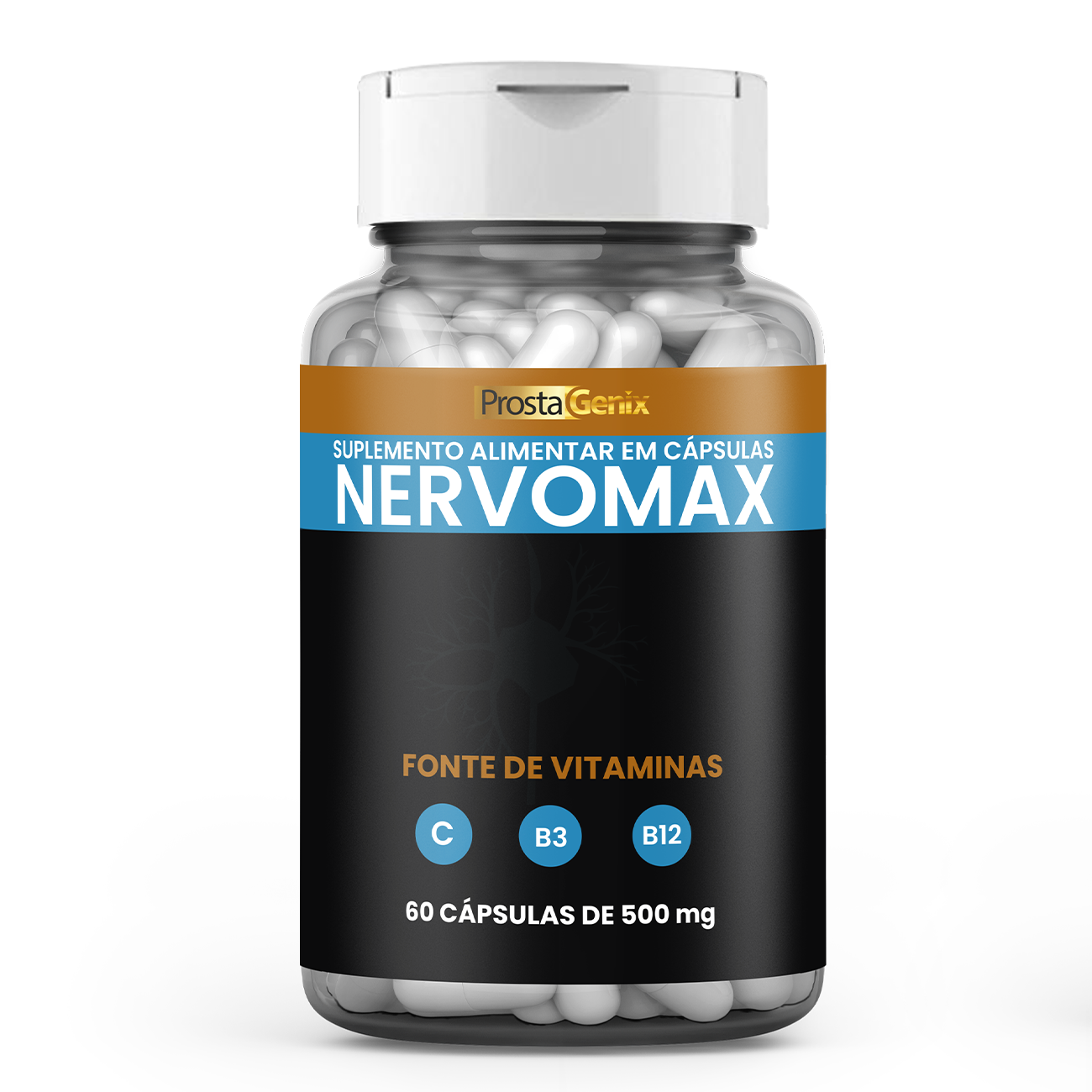 Nervomax Original - Suplemento Premium 60 Cápsulas