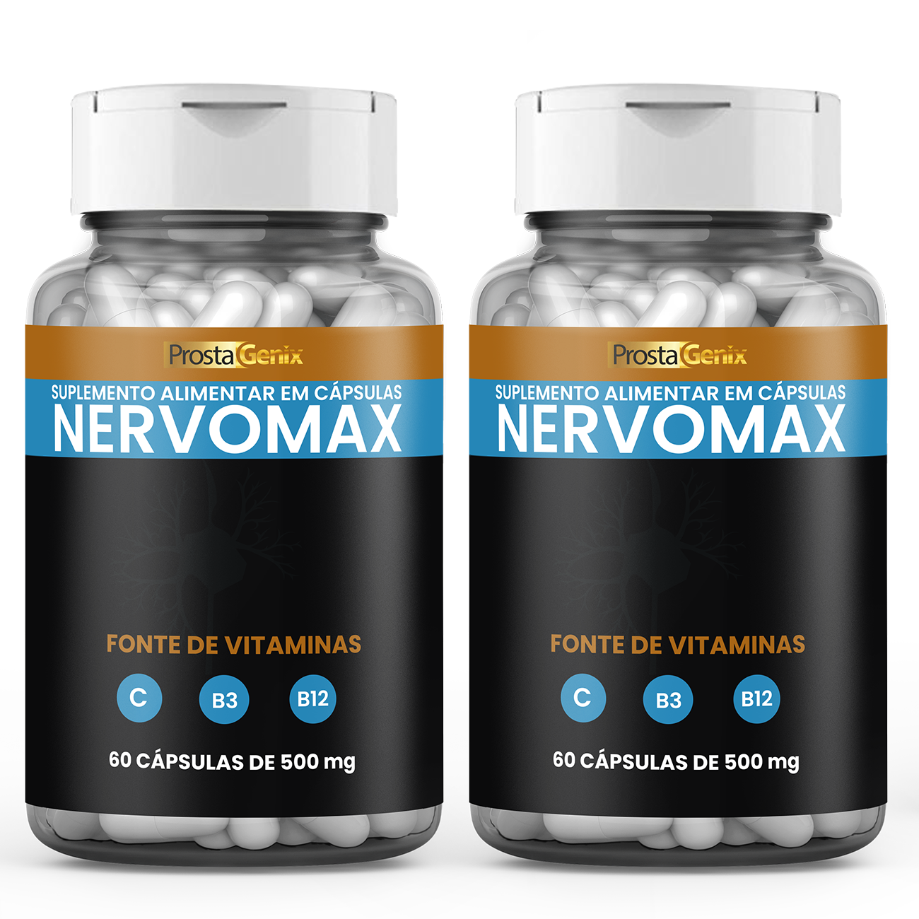 Nervomax Original - Suplemento Premium 60 Cápsulas