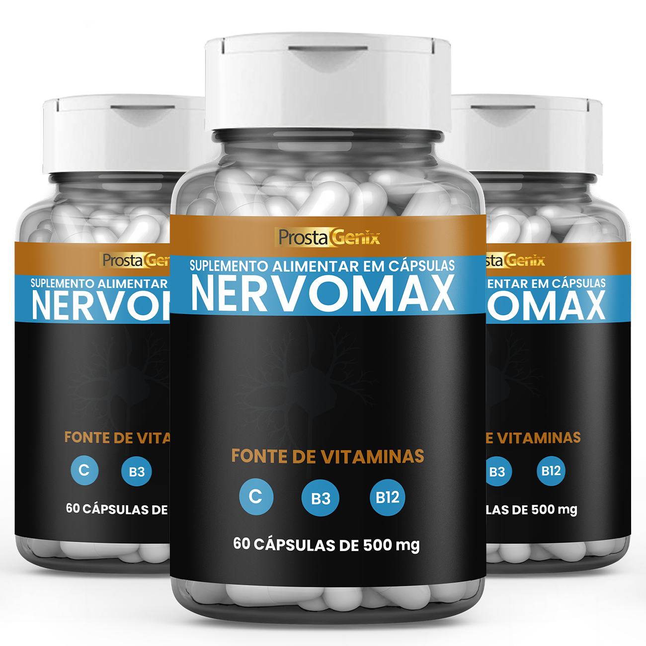 Nervomax Original - Suplemento Premium 60 Cápsulas
