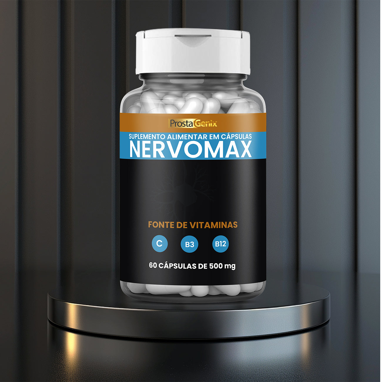 Nervomax Original - Suplemento Premium 60 Cápsulas