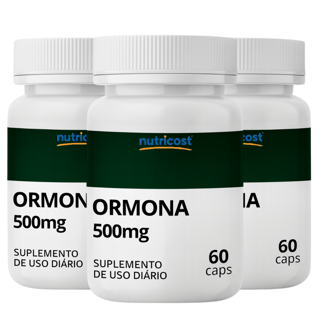 Ormona 60 Caps 500mg Saúde Feminina E Bem Estar