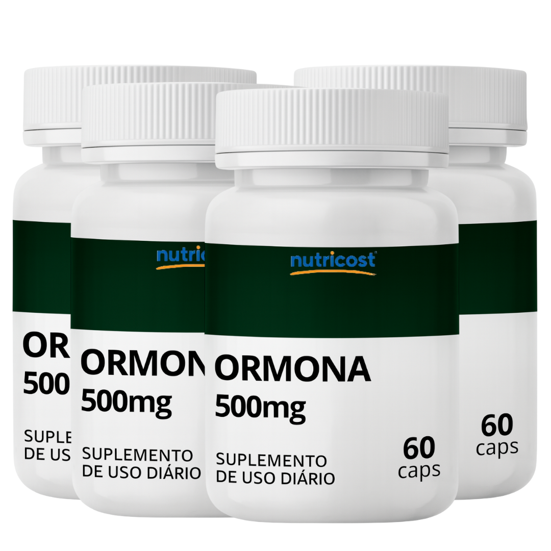 Ormona 60 Caps 500mg Saúde Feminina E Bem Estar