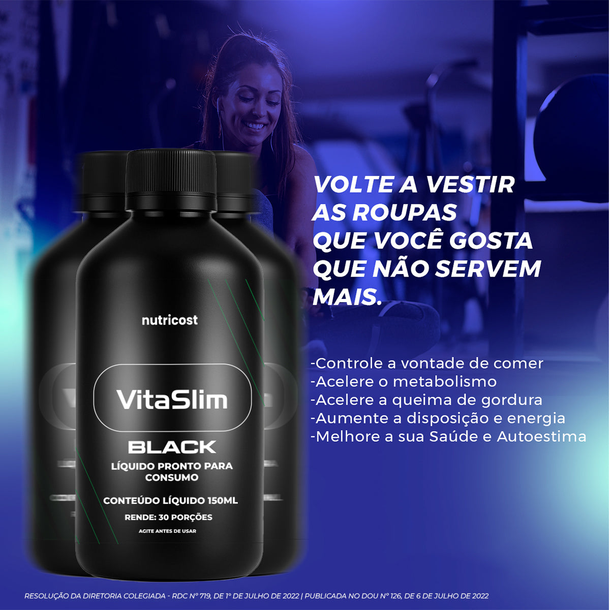 Vitaslim Black Nutricost 150ml