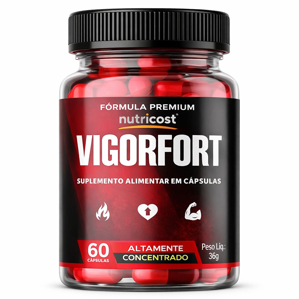 Vigorfort 60 Cápsulas  Suplemento Premium Uso Diário Masculino
