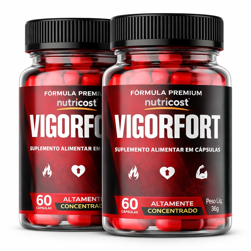 Vigorfort 60 Cápsulas  Suplemento Premium Uso Diário Masculino