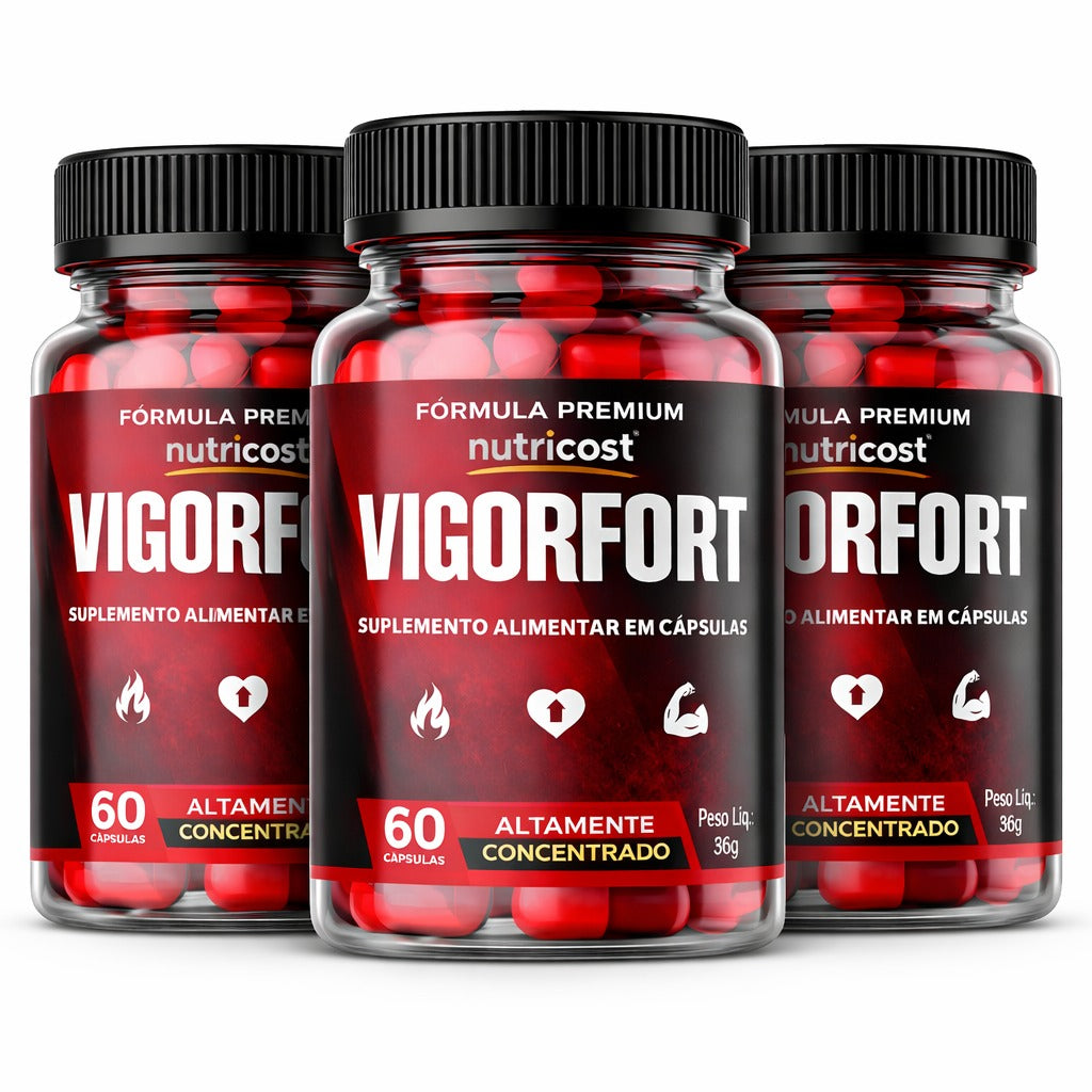 Vigorfort 60 Cápsulas  Suplemento Premium Uso Diário Masculino