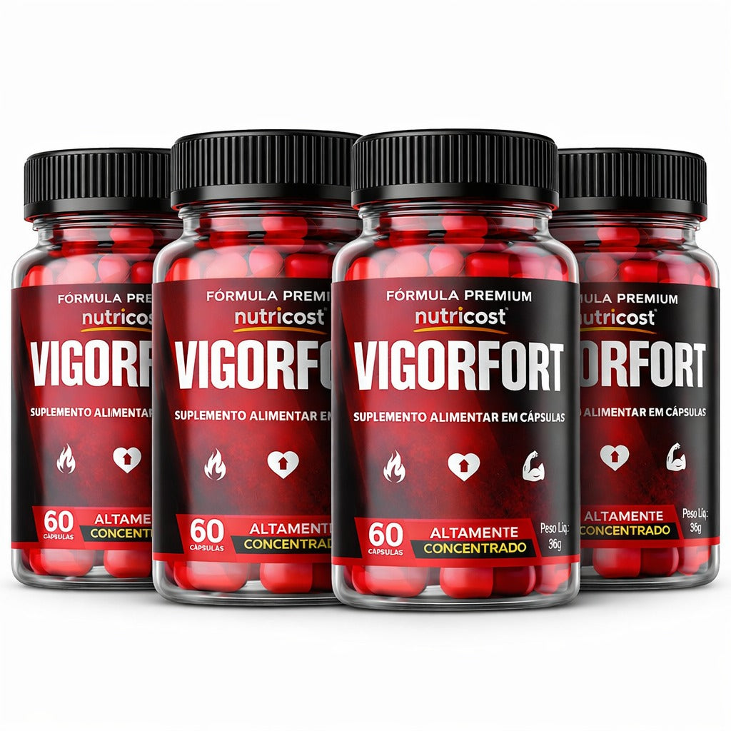 Vigorfort 60 Cápsulas  Suplemento Premium Uso Diário Masculino