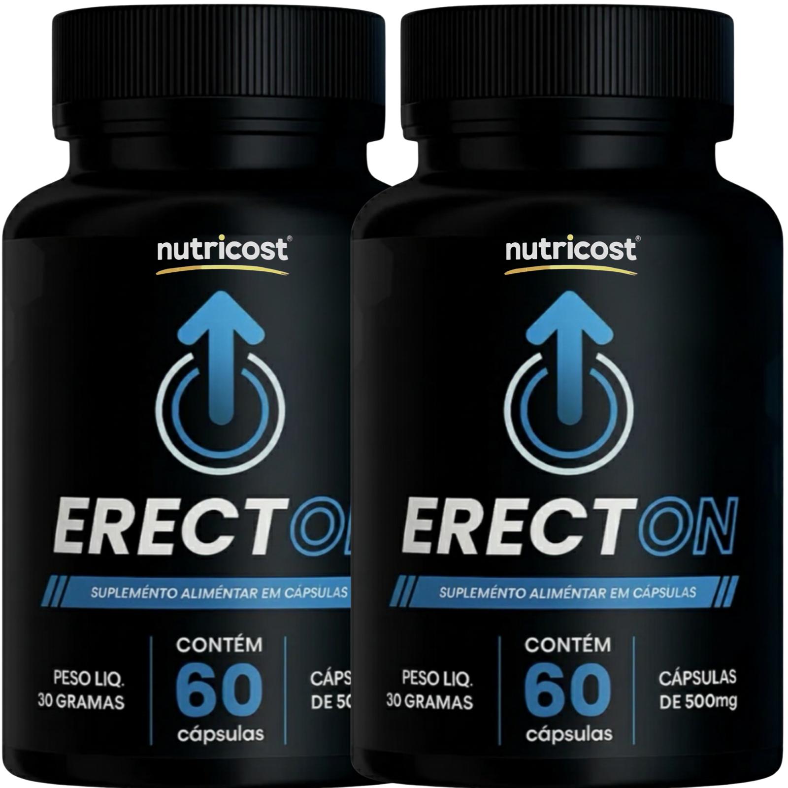 Erecton 60 Caps Energia E Vigor Suplementgo uso diário