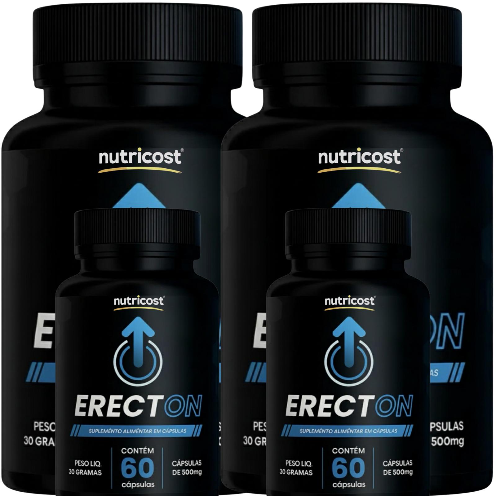 Erecton 60 Caps Energia E Vigor Suplementgo uso diário