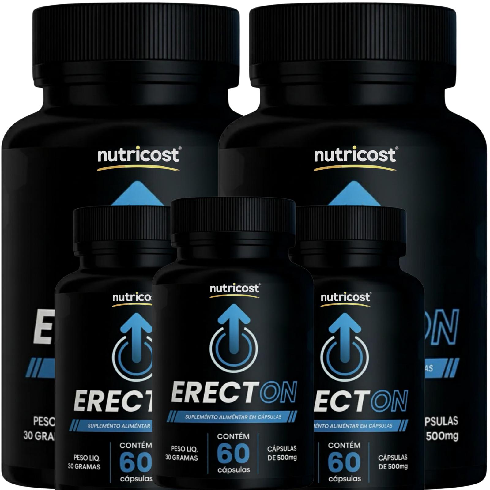 Erecton 60 Caps Energia E Vigor Suplementgo uso diário