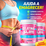 Gelatina Slim em pó 90g Suplemento Uso Diário Fonte de Colágeno