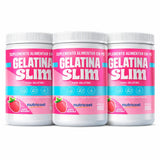 Gelatina Slim em pó 90g Suplemento Uso Diário Fonte de Colágeno