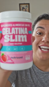 Gelatina Slim em pó 90g Suplemento Uso Diário Fonte de Colágeno